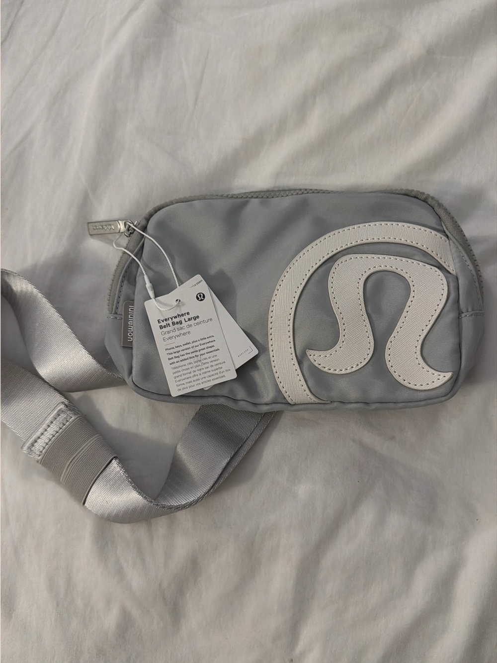 lululemon athletica Light Gray Crossbody Belt Bag